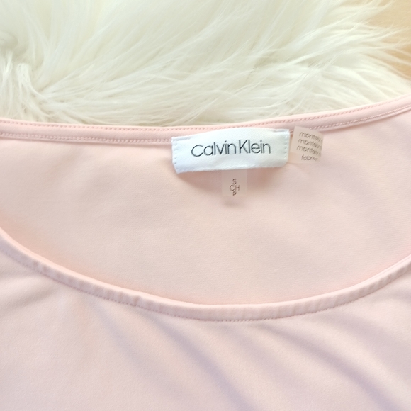 {Calvin Klein} Soft Side Tie Stretch Top - Picture 2 of 5